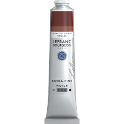Peinture à l'Huile Extra-fine Lefranc 200 ml - Terre d'ombre brûlée 47