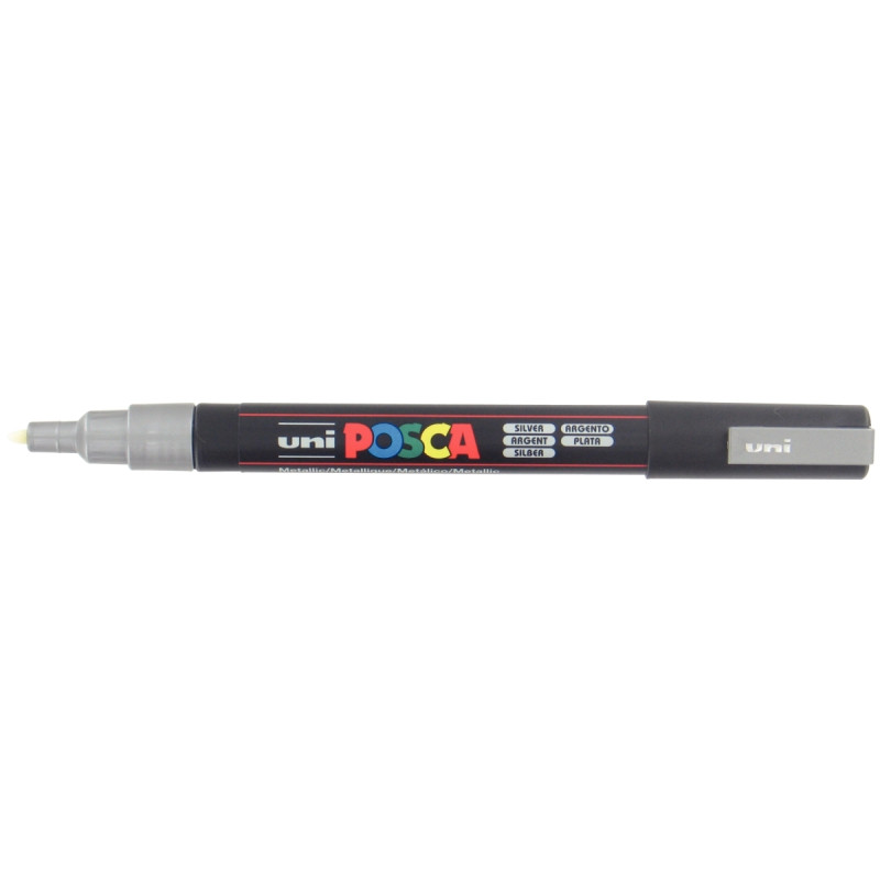Marqueur Posca pointe fine ogive argent