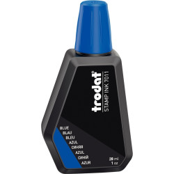 Flacon d'encre tampon trodat coloris bleu