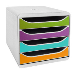 Module de classement Big Box 4 tiroirs Pop N'Co
