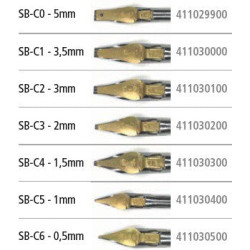 Plumes Speedball - SB-C1 - 3,5 mm