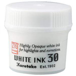 Encre blanche opaque 30 ml