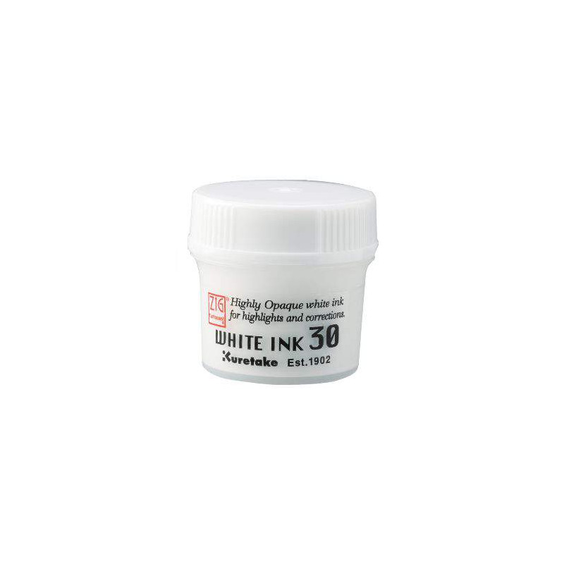 Encre blanche opaque 30 ml Kuretake