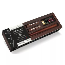 Coffret calligraphie encre de chine 1x10ml + accessoires
