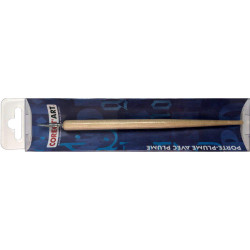 Porte-plume en bois avec plume Corect'art