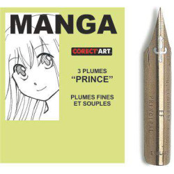 Plume Manga "PRINCE" (x3) Corect'art
