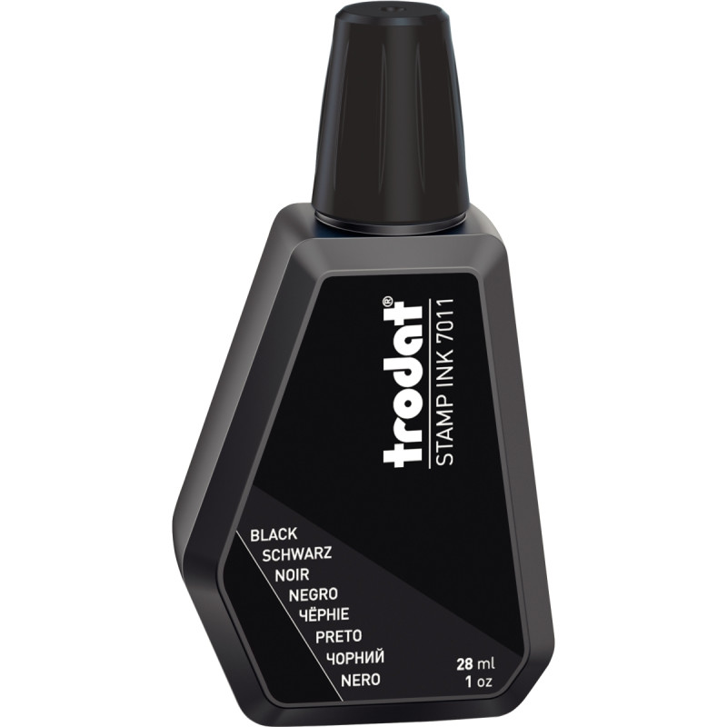 Flacon d'encre tampon trodat coloris noir