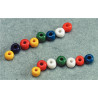 Bocal de 500 grammes de perles rocailles opaques cylindriques diamètre