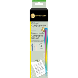 Set calligraphie moderne oblique Rainbow