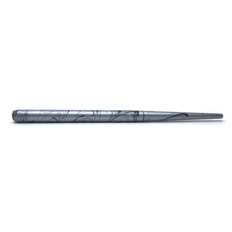 Porte-plume marbré noir & argent