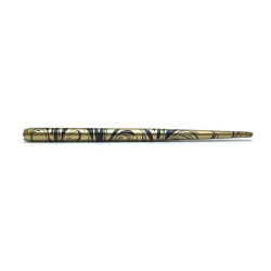 Porte-plume standard marbré noir et or