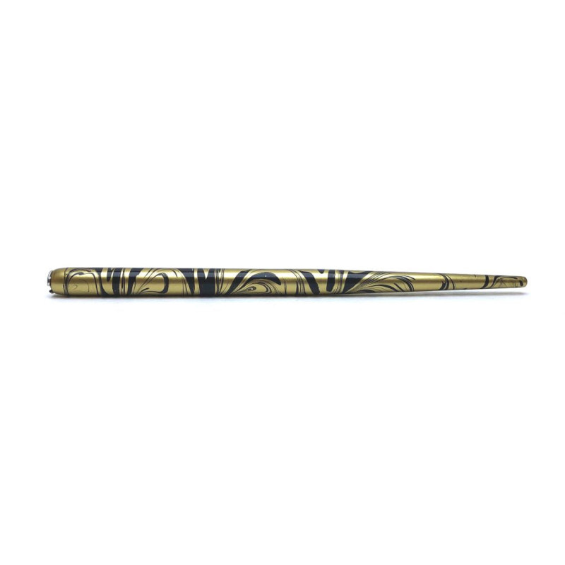 Porte-plume standard marbré noir et or