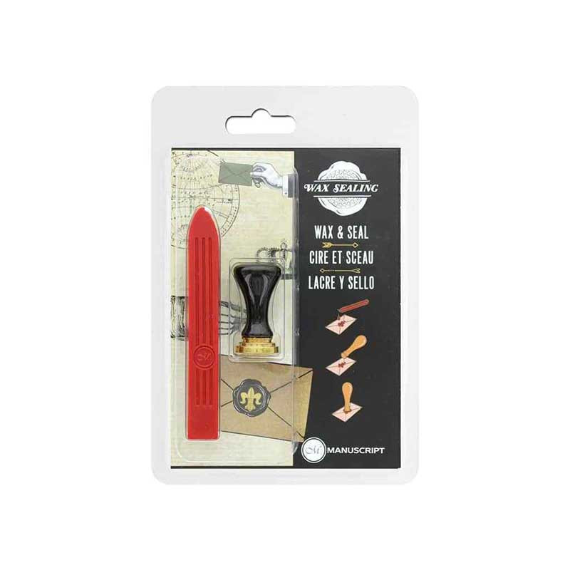 Set de cire & sceau fleur de Lys