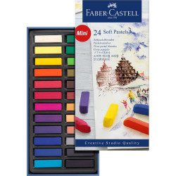 Boîte de 24 1/2 pastels tendres Créative Studio