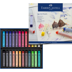 Boîte de 24 pastels tendres Créative Studio