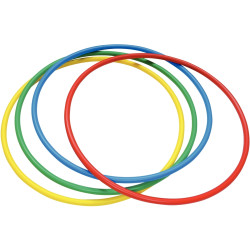 Lot de 4 cerceaux diamètre 65cm coloris assortis