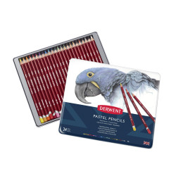 Boîte de 24 crayons pastels