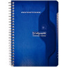 Répertoire à reliure intégrale 180 pages, format A5, quadrillé 5x5, pa