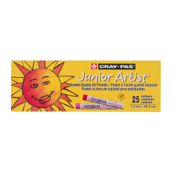 Set de 25 pastels huile Junior Artist CRAY-PAS