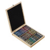 Coffret bois de 36 pastels ecu