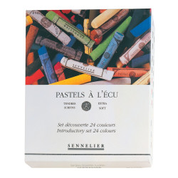 Boîte découverte de 24 pastels à l'ecu