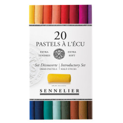Boite de 20 1/2 pastels à l'écu