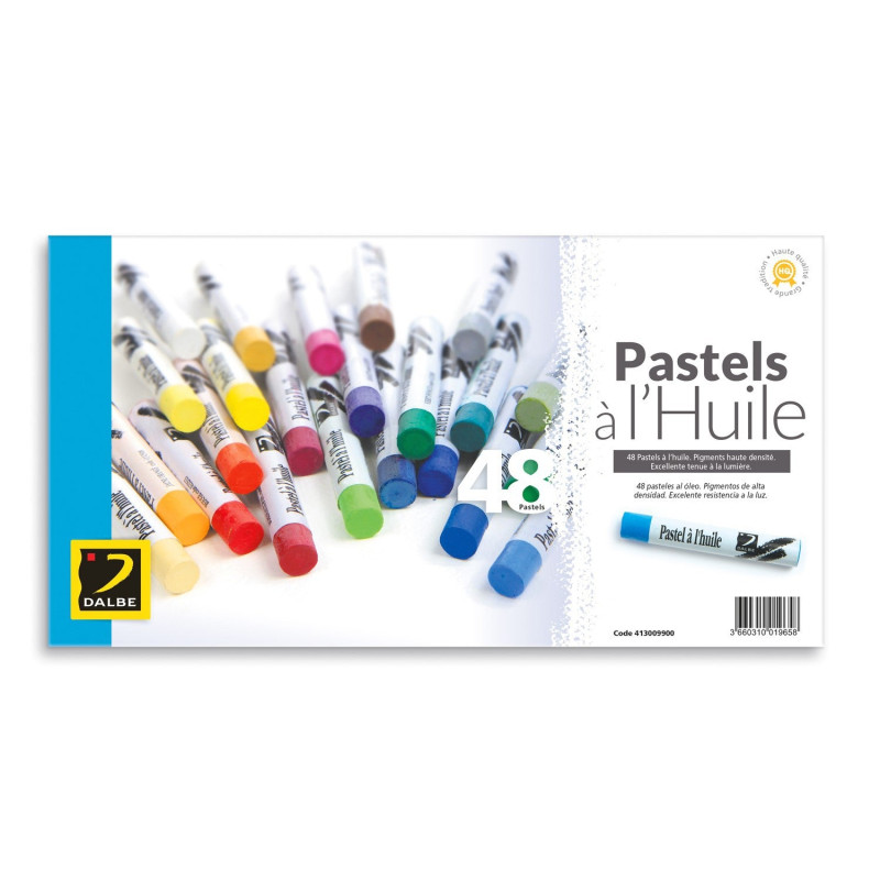 Boîte de 48 pastels à l'huile