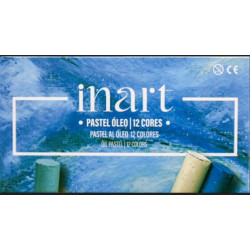 Set Pastels à l'huile 12 ou 24 - Inart - Set de 12 pastels