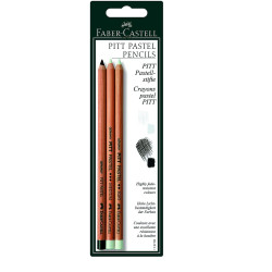 Crayon pastel pitt (blister de 3)