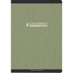 Piqûre 96 pages CONQUERANT RECYCLE, format A4, seyès, papier 70g