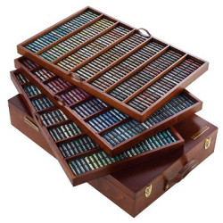 Coffret bois 525 pastels à l'Ecu
