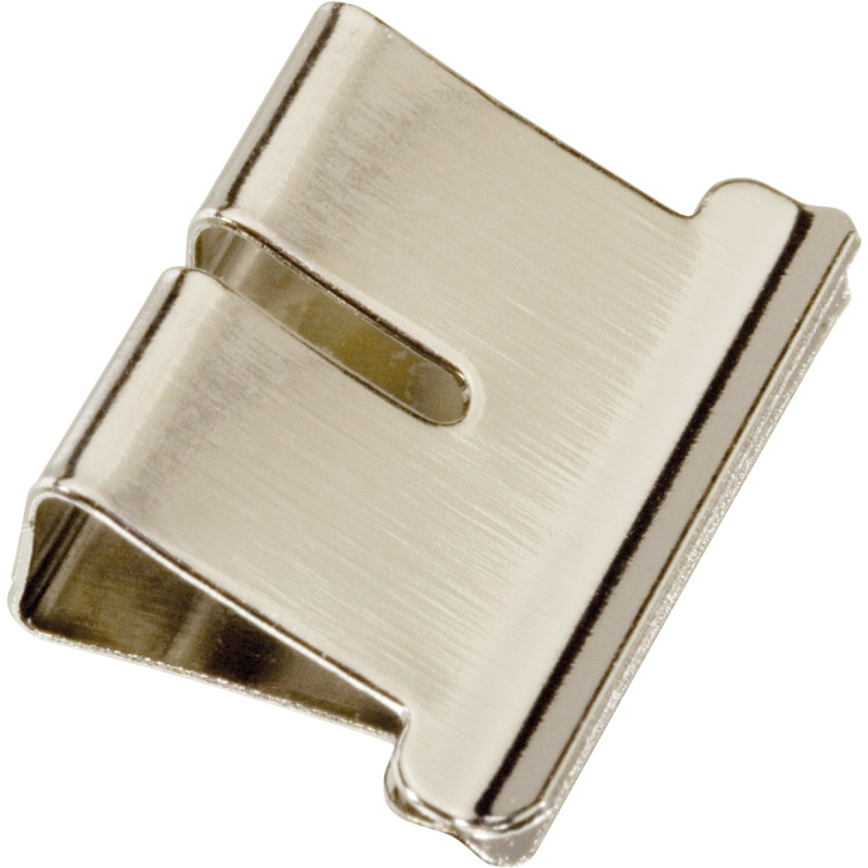 Boîte de 50 clips chromés 4mm