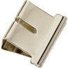 Boîte de 50 clips chromés 4mm