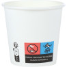 Sac de 50 gobelets carton blanc 12cl
