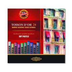 Etui de 24 pastels ronds Ø9 mm