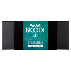 Pastel Blockx - Etui de 12 pastels tons gris assortis