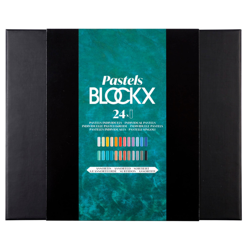 Pastel Blockx - Etui de 24 pastels assortis