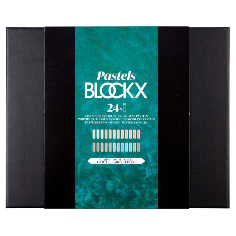 Pastel Blockx - Etui de 24 pastels tons clairs assortis