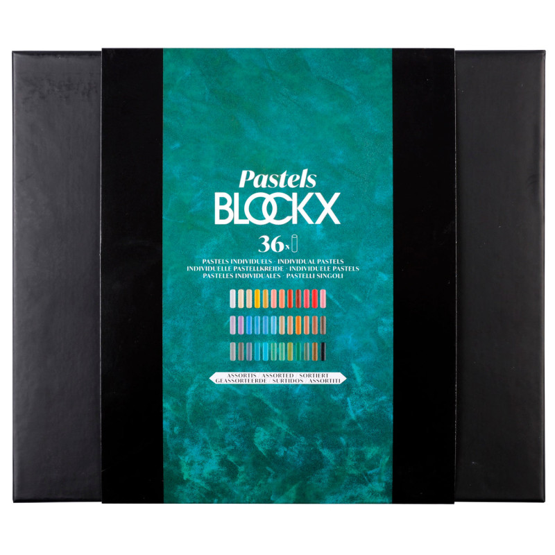 Pastel Blockx - Coffret de 36 pastels assortis