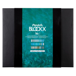 Pastel Blockx - Coffret de 36 pastels marine