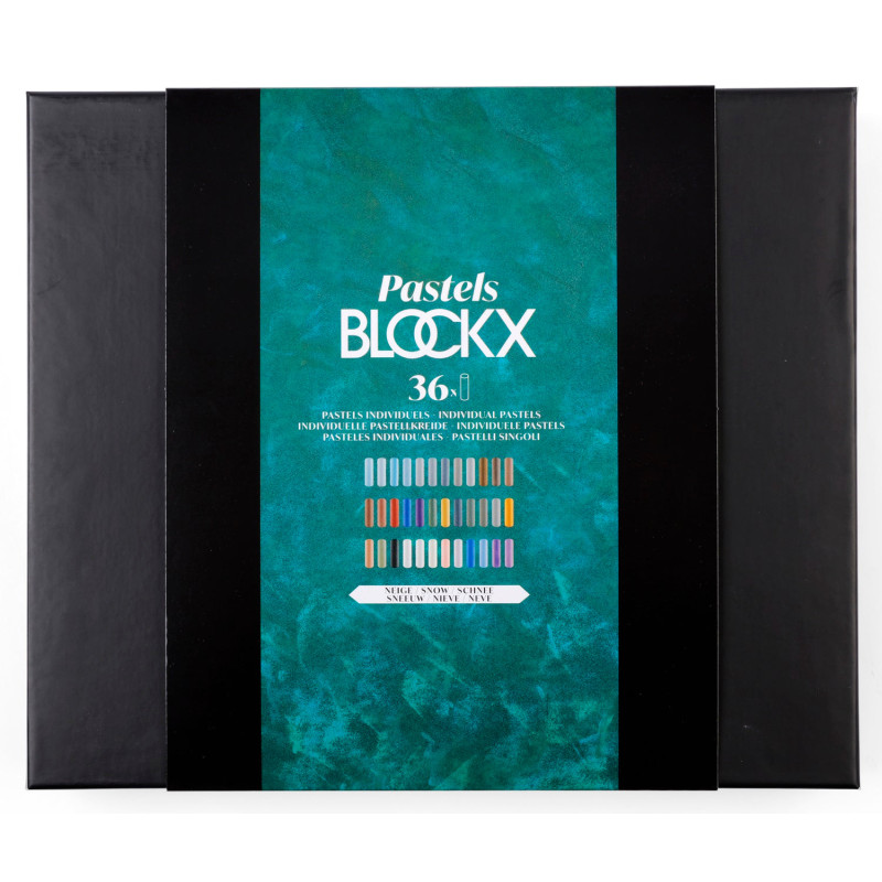 Pastel Blockx - Coffret de 36 pastels neige
