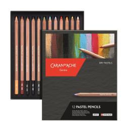 Boîte de 12 Crayons pastel Pencil