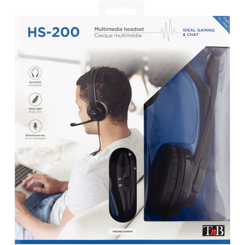 Casque micro multimédia TNB jack