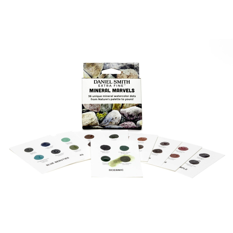 Set Aquarelle Extra-Fine Dot Card 36 couleurs thème "Mineral"