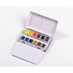 Aquarelle Extra-fine Blockx - Boîte métal 12 1/2 godets