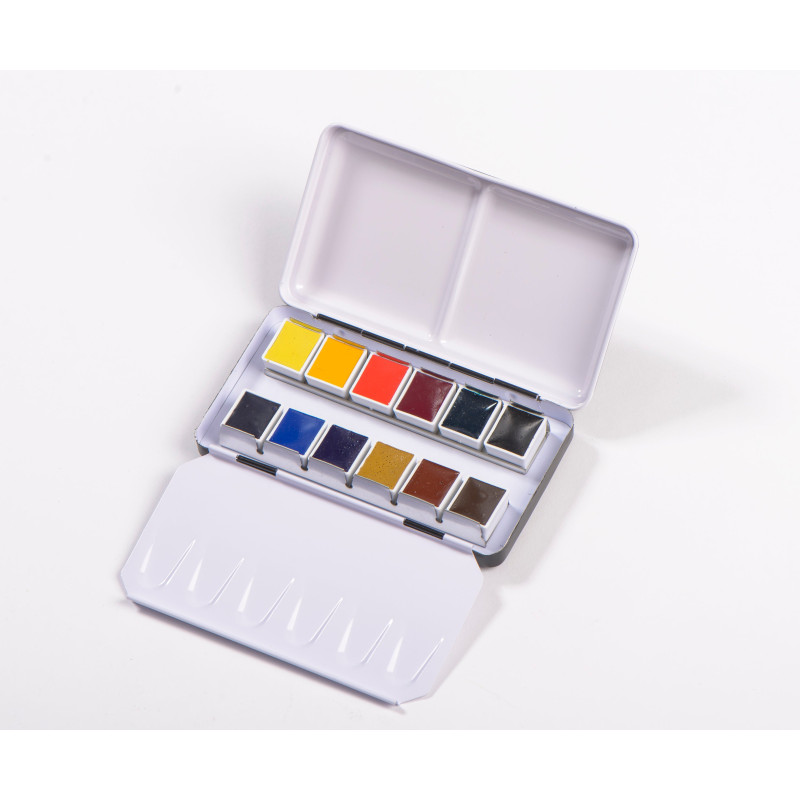 Aquarelle Extra-fine Blockx - Boîte métal 12 1/2 godets