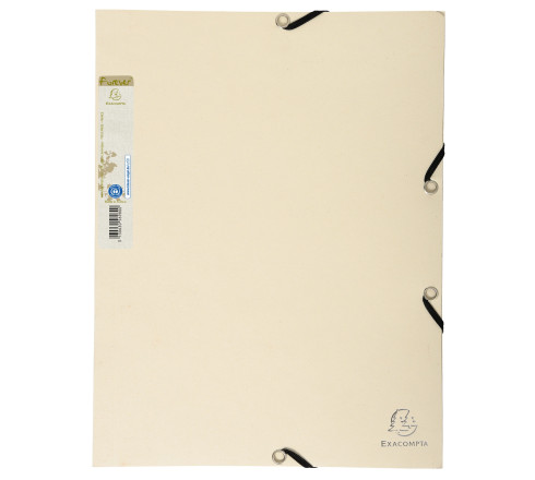 Chemise 3 rabats à élastique carte recyclée 380g/m2 Forever - A4