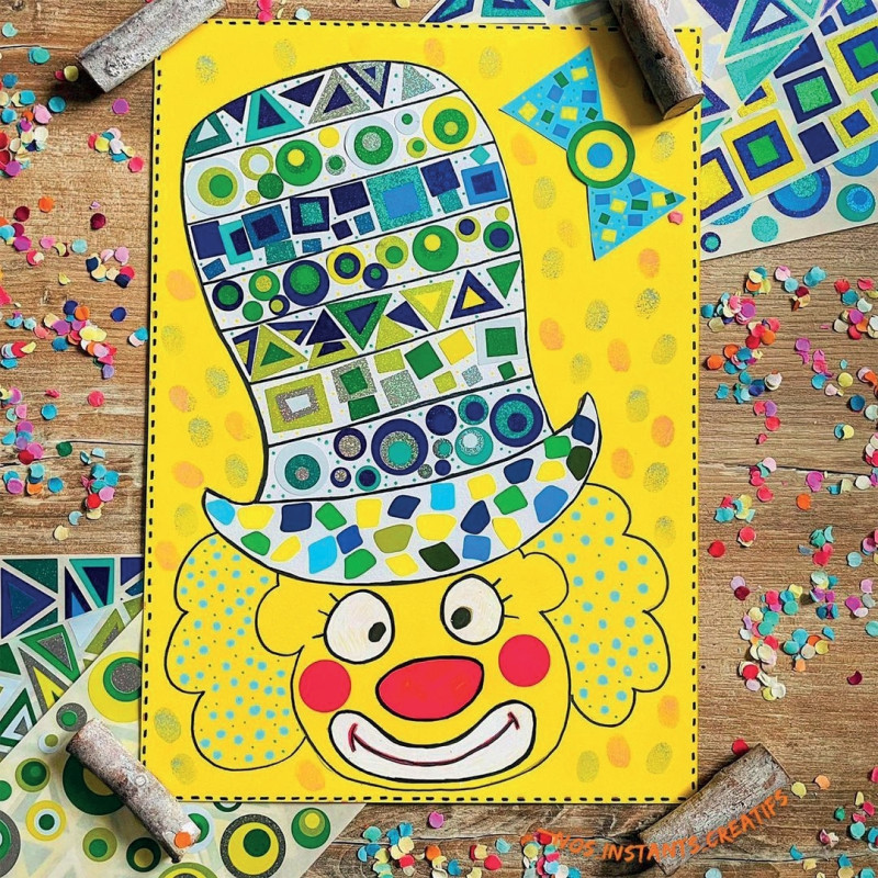 Pochette de 798 gommettes holographiques