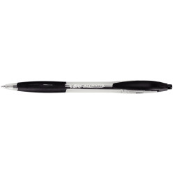Boîte de 12 stylos Atlantis rétractable noirs