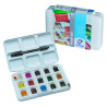 Boîte de 12+3 1/2 godets de peinture aquarelle fine Start